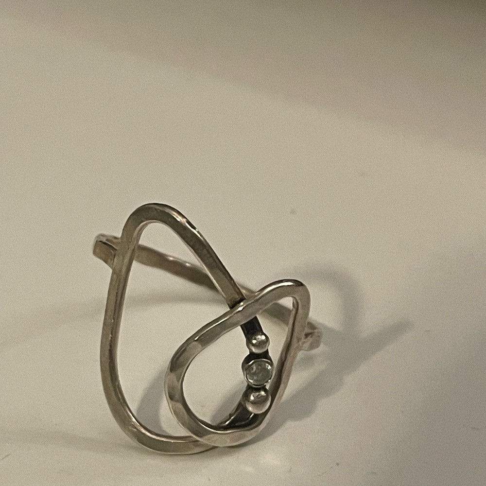 Designer Sterling Silver Ring View 3